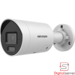 CÁMARA IP HIKVISION BALA ACUSENSE HYBRID LIGHT 8 MP MICRÓFONO DUAL / DS-2CD2083G2-LI2U / 8 MP / IP67 / PARA EXTERIOR