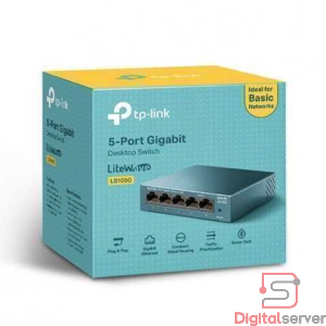 SWITCH TP-LINK LS105G / GIGABIT / 5 PUERTOS / METALICO / 10/100/1000