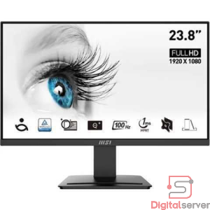 MONITOR MSI PRO MP2412 23.8" FHD 1920x1080 / HDMI DISPLAYPORT / 100HZ / 1MS / NEGRO