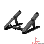 SOPORTE GENIUS M200 PARA LAPTOP HASTA DE 17" PULGADAS / 6 NIVELES AJUSTABLE / COLOR NEGRO  