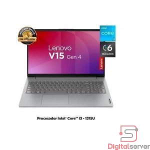 LAPTOP LENOVO V15 G4 IRU / CORE I3 1315U / 8GB RAM / 256GB SSD / PANTALLA 15.6" FHD / COLOR GRIS