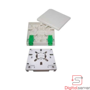 CAJA ROSETA DE TERMINACIÓN ÓPTICA / FTTH / 2 PUERTOS SC APC / MONOMODO / MONTAJE EN PARED / SX-BASICLINE