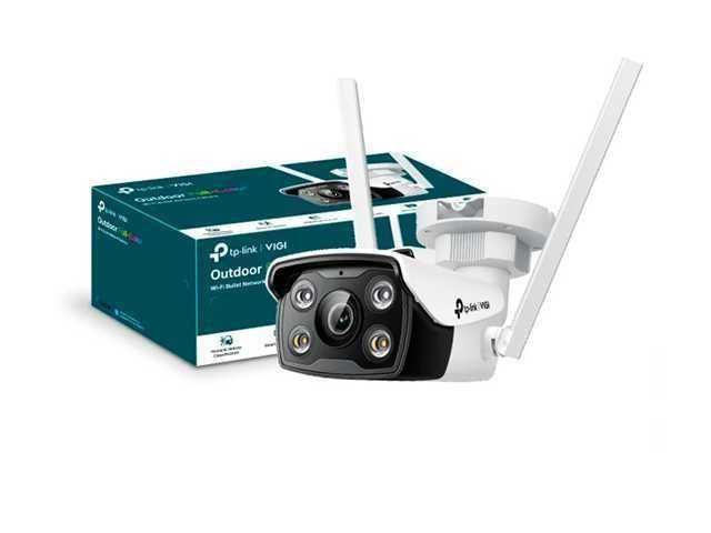 CAMARA IP EXTERIOR TP-LINK VIGI C340 4MM / 4MP / H.265+ / IP67 / SENSOR DE MOVIMIENTO / NVR