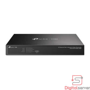 NVR TP-LINK VIGI NVR1008H-8MP 4K 8 CANALES POE H.265 PLUS ONVIF SOPORTA 1 DISCO HASTA 10TB