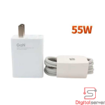 CARGADOR PARA CELULARES XIAOMI 55W / USB A TIPO-C / CARGA RAPIDA / BLANCO / 100% ORIGINAL /  CARGA TURBO