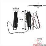 PARLANTE INTERNO UNIVERSAL PARA LAPTOP / 7.5CM X 1CM / 2 PINES / CABLE 20CM