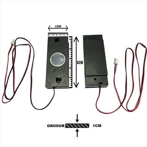 PARLANTE INTERNO UNIVERSAL PARA LAPTOP / 6CM X 2.5CM / 2 PINES / CABLE 44CM