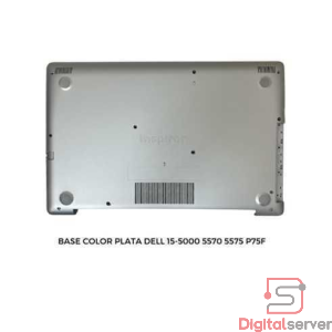BASE O CARCASA INFERIOR PARA LAPTOP DELL COLOR PLATA 15-5000 5570 5575 P75F