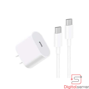 CARGADOR PARA IPHONE 16 PRO MAX TIPO-C A TIPO-C / 35W CARGA RAPIDA / CUBO + CABLE