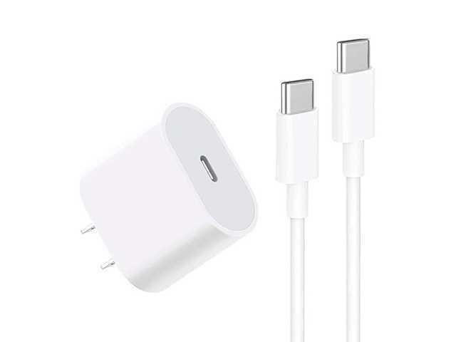 CARGADOR PARA IPHONE 16 PRO MAX TIPO-C A TIPO-C / 35W CARGA RAPIDA / CUBO + CABLE