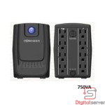UPS INTERACTIVO POTENZZA 750VA 375W / METRO / 8 TOMACORRIENTES / REGULADOR DE VOLTAJE / RESPALDO DE BATERÍA Y PROTECCIÓN CONTRA SOBRETENSIONES