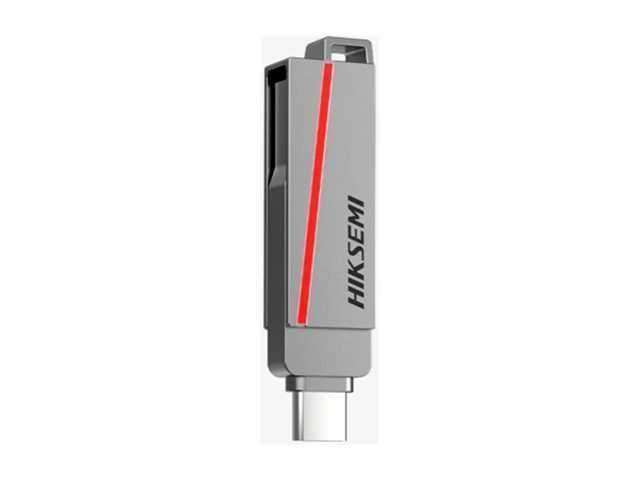 MEMORIA FLASH PENDRIVE HIKSEMI 128GB DUAL SLIM / USB 3.2 / LECTOR USB Y TIPO-C - Imagen 2
