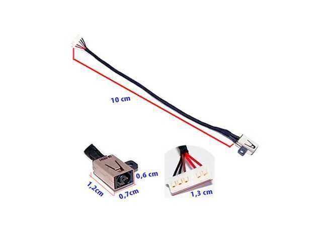 PIN DE CARGA DELL INSPIRON 15-3567 3451 3452 3458 3459 15-3551 / PUNTA 4.5X3.0 / 5 PINES