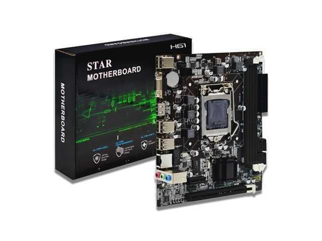 MAINBOARD STAR H61 SOCKET 1155 / DDR3 / M.2 NVME / INTEL 2DA 3ERA GEN / MICRO ATX
