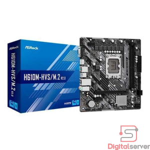 MAINBOARD ASROCK H610M-HVS/M.2 R2.0 / DDR4 / SOCKET LGA 1700 / MICRO ATX / HDMI / VGA