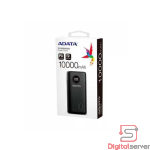POWER BANK ADATA P10000QCD NEGRO / 10000 MAH / NEGRO / 2 USB / 1 TIPO-C