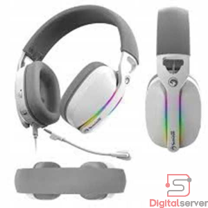 AUDIFONOS MARVO HG9086 / PULZ 70S / SONIDO ENVOLVENTE 7.1 / MICROFONO OMNIDIRECCIONAL / GAMING / PC Y CONSOLAS / BLANCO