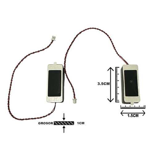 PARLANTE INTERNO UNIVERSAL PARA LAPTOP / 3.2CM X 1.2CM / 2 PINES / CABLE 15CM