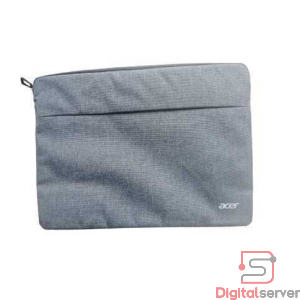 BOLSO FORRO ESTUCHE CON CIERRE ACER PARA LAPTOP 15.6 / TELA GRIS / COMPARTIMENTO FRONTAL