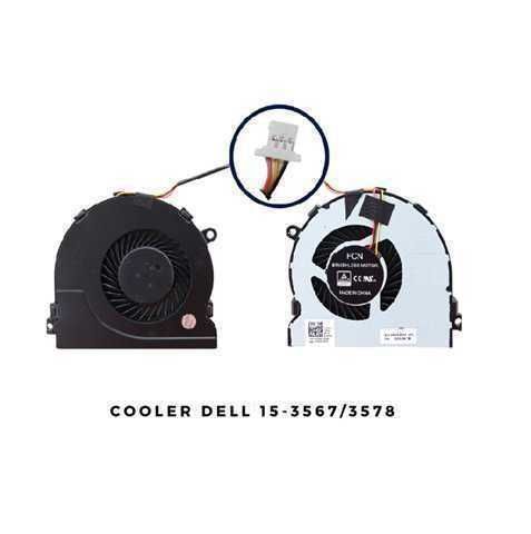 FAN / COOLER / VENTILADOR PARA LAPTOP DELL 15-3567/3578 ( 3 PINES )