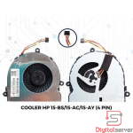 FAN / COOLER / VENTILADOR PARA LAPTOP HP 15-BS / 15-AC / 15-AY / 15-AF / 15-BA / 250 255 G4 ( 4 PINES )