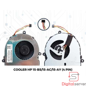 FAN / COOLER / VENTILADOR PARA LAPTOP HP 15-BS / 15-AC / 15-AY / 15-AF / 15-BA / 250 255 G4 ( 4 PINES )