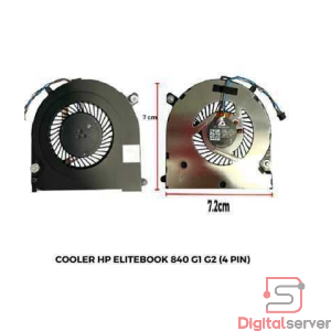 FAN / COOLER / VENTILADOR PARA LAPTOP HP ELITEBOOK 840 G1 G2 / 4 PINES