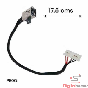 PIN DE CARGA PARA DELL P60G / INSPIRON 14 / 3451 / 3452 / 3458 / 3459 / 3468 / I3452 / P60G001 / P60G002 / P60G003 / 17.5 CM / 6 PINES / C7