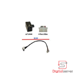 PIN DE CARGA 7.4x5.0MM PARA DELL 3551 / 3558 / 3573 / 3576 / INSPIRON 3551 / 3576 / 17 CM / 6 PINES / 5 HILOS /  C7