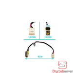 PIN DE CARGA 5.5x1.7MM PARA ACER E1-521 / E1-522 / E1-530 / E1-570 / E1-572 / 20 CM / 4 PINES / C7