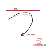 PIN DE CARGA PARA LAPTOP ACER S3-392 / S3-391 / S3-371 / S3-951 / S3-MS2346 / TIPO 5.5X1.7MM / 20 CM / 4 PINES / C7