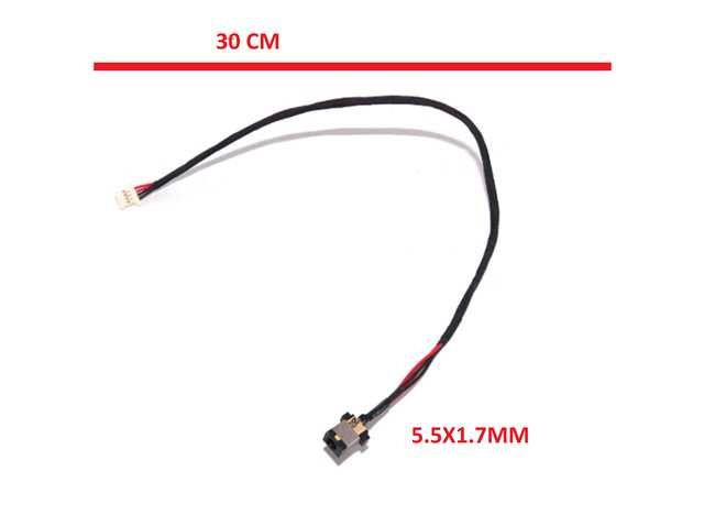 PIN DE CARGA PARA LAPTOP ACER S3-392 / S3-391 / S3-371 / S3-951 / S3-MS2346 / TIPO 5.5X1.7MM / 20 CM / 4 PINES / C7