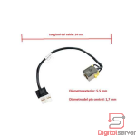 PIN DE CARGA LAPTOP ACER 3820 / 3820T / 3820G / 3820TG / 3820TZ / S3-471 / S3-471G / V5-431 / V5-471 / V5-531 / V5-571 / 5.5×1.7 MM / 18 CM /  C7