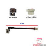PIN DE CARGA 3.0x1.1MM PARA ACER SF314-51 / SF314-52 / SF314-53 / SF314-54 / CB3-431 / 11.5 CM / 4 PINES / C7