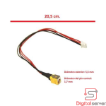 PIN DE CARGA PARA LAPTOP ACER 7738 / 7738G / 7738Z / 7535 / 7535G / 8730 / 8735 / 8530 / TIPO 5.5×1.7 MM / 24 CM / 6 PINES / C7