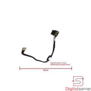 PIN DE CARGA PARA DELL LATITUDE E6530 / E6540 / PRECISION M2800 / 7.4×5.0 MM / 14.5 CM / 5 PINES / C7