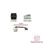 PIN DE CARGA 4.5x3.0MM DELL 5480 / 5481 / 5482 / 5485 / 5590 / 5580 / VOSTRO 5481 / 8.5 CM / 5 PINES / C7