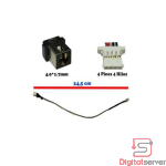 PIN DE CARGA 4.0x1.7mm PARA LENOVO YOGA 710-14IKB / 710-14ISK / 720-14IKB / 25 CM / 4 PINES / C7
