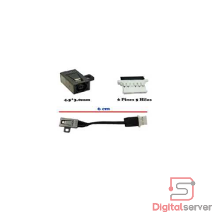 PIN DE CARGA 4.5x3.0MM PARA HP ELITEBOOK 840 G7 / 830 G7 / 845 G7 / 6 CM / 7 PINES /  C7