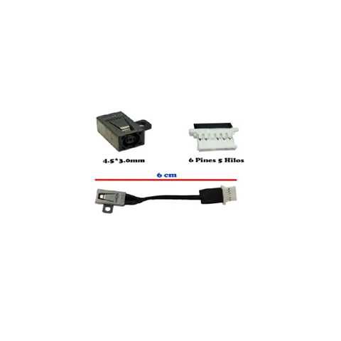 PIN DE CARGA 4.5x3.0MM PARA HP ELITEBOOK 840 G7 / 830 G7 / 845 G7 / 6 CM / 7 PINES / C7