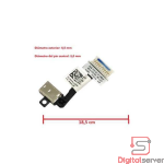 Pin de carga Dell Inspiron 7500 / Inspiron 7501 / XPS 15 9500 / XPS 17 9700 / Precision 5550 / Precision 5750 / 4.5×3.0 MM / 10 PINES / 5 CM / C7