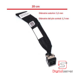 PIN DE CARGA PARA LAPTOP DELL G15 5510 / G15 5511 / G15 5515 / G15 5520 / ALIENWARE M15 R5 / M15 R6 / M15 R7 / TIPO 5.5×2.5 MM / 13 PINES / C7