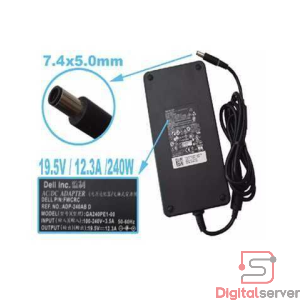 CARGADOR DELL 19.5V 12.3A 240W PLUG 7.4X5.0MM