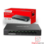 SWITCH MERCUSYS MS108GP DE 8 PUERTOS GIGABIT / 7 PUERTOS POE+ 250M / 65W 
