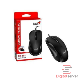 MOUSE GENIUS DX-101 CON CABLE USB 1.5 METRO / ALAMBRICO / COLOR NEGRO