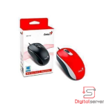 MOUSE ALAMBRICO GENIUS DX-110 / OPTICO / 3 BOTONES / 1200 DPI / CABLE 1.5M / COLOR  ROJO
