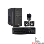 COMBO CASE QUASAD PLUS EC-C3152 / FUENTE DE PODER 300W / TECLADO / MOUSE / PARLANTES / COLOR NEGRO