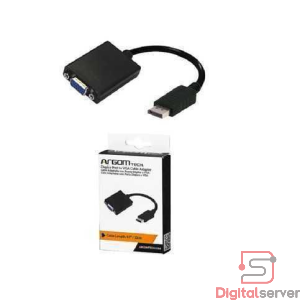 CABLE ADAPTADOR ARGOM RG-CB-0056 DISPLAYPORT A VGA / CABLE 15CM