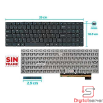 TECLADO GATEWAY GWTN 156-1 GWTN 156-4 (TECLAS REDONDEADAS) / GWNR71517-BK / CORTO