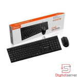 COMBO TECLADO Y MOUSE MEETION C100 / CABLE 1.5M / USB / COLOR NEGRO 